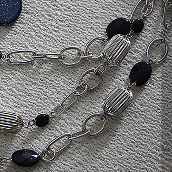 St John 3 tiered Silver/ Blue Belt   P/S main image 6